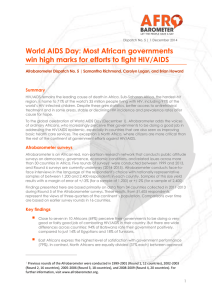 World AIDS Day: Most African governments win