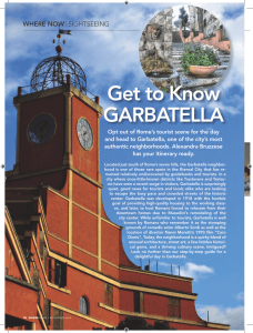 Get to Know GARBATELLA