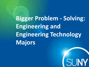 Bigger Problem-Solving - State University of New York