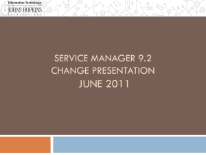 Service Manager Change Presentation (x format)