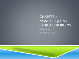 Chap 4 Frequent Ethical Problems