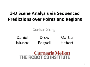 3-D Scene Analysis via Sequenced Predictions over Points and