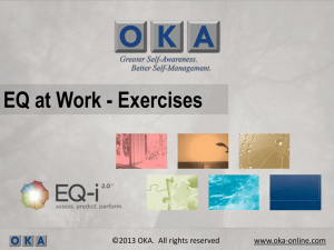 EQ at Work - Exercises