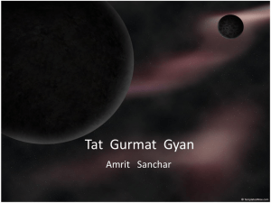 Tat Gurmat Gyan -- Amrit Sanchar