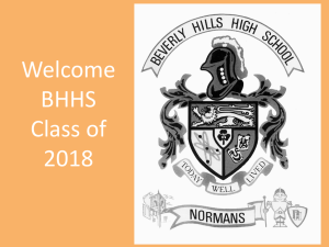 2014-2015 BHHS 8th to 9th Grade Orientation Presentation