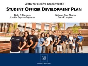 Student Officer Leadership and Civic Development