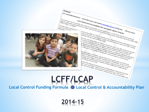 LCFF LCAP Presentation 06 02 14 - Jurupa Unified School District