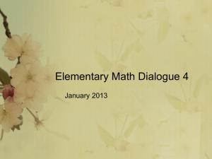 EML Dialogue 4 - Division Of Mathematics - Miami