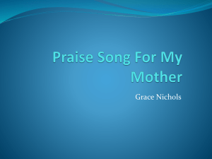 Praise Song For My Mother slideshow