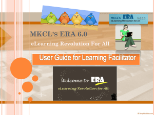 Learning Facilitator`s Guide - MS-CIT ERA 6.0