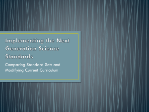 Implementing the Next Generation Science Standards