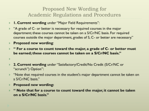 Proposed new wording