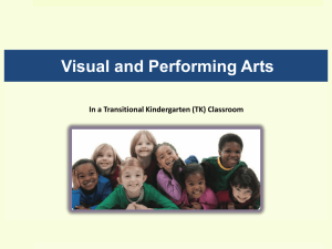 TK Visual and Performing Arts PD Module PowerPoint