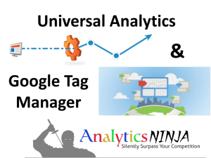 Universal Analytics & Google Tag Manager