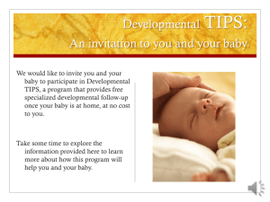 Developmental TIPS - University of Nebraska Medical Center