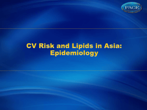 1. CV Risk and stroke in Asia Epidemiology