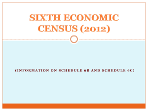 PPT-Schedule 6B and 6C - Directorate of Economics & Statistics
