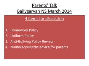 Parents - Ballygarvan National School