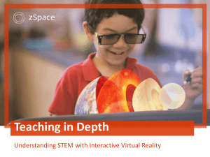 Understanding STEM with Interactive Virtual Reality