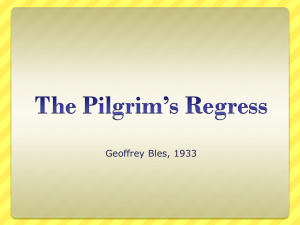 The Pilgrim`s Regress