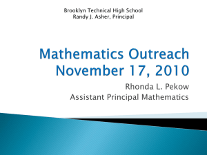 Math_Outreach - Brooklyn Technical High School