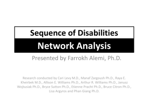 Sequence of Disabilities