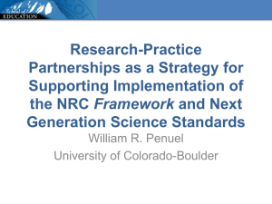 Research-Practice Partnerships as a Strategy for Supporting
