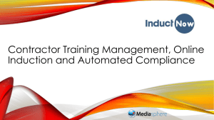 InductNow Contractor Management System