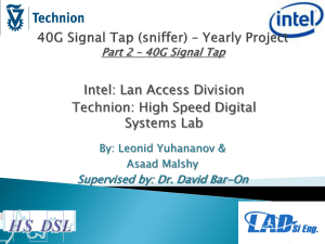Presentation Part A - High Speed Digital Systems Lab