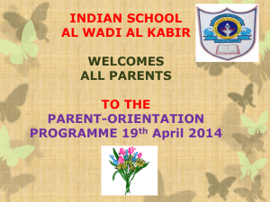 Class - VI to X - Indian School Al Wadi Al kabir