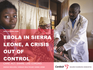 Cordaid External Verification PBF Health Sector Sierra Leone