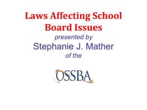 2014 Laws Affecting School Boards