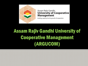 (ARGUCOM) ARGUCOM - assam rajiv gandhi university of