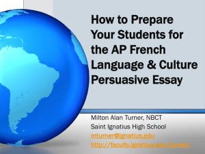 How to Prepare Your Students for the AP French Language