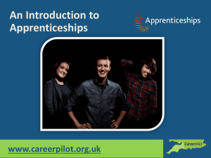 An Introduction to Apprenticeships