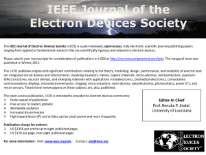 IEEE Journal of Electron Devices Society (J-EDS)
