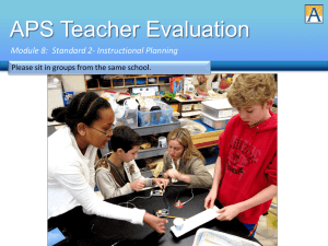 APS Teacher Evaluation - Arlington Public Schools
