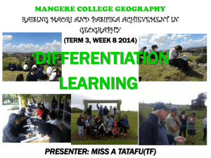 Alisis - TF Differentiation Presentation 2014