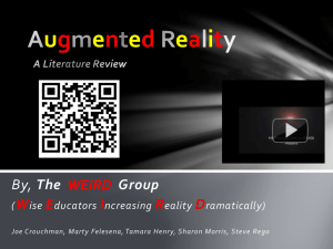 Augmented Reality presentation - FINAL 1