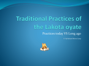 Traditional Practices of the Lakota oyate (2)