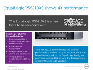 EqualLogic PS6210XS Summary Slide