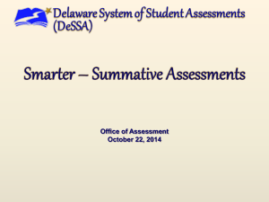 Summative Assessments - Delaware Department of Education