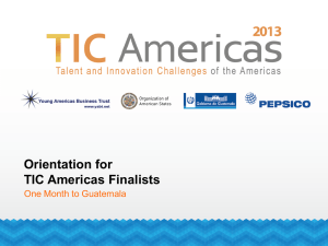 agenda - TIC Americas