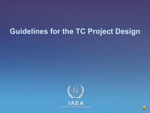 Guidelines for the TC Project Design - PCMF