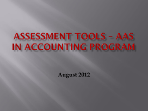 Accounting Assessment tools
