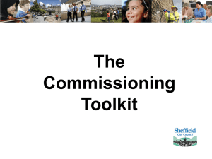 Commissioning Toolkit - Improvement and Efficiency West Midlands