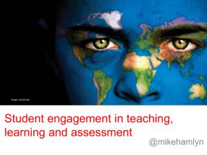 Plenary: Teaching, Learning and Assessment