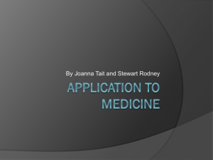 Application to Medicine talk Jo Tait