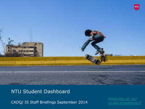 Student Dashboard briefing