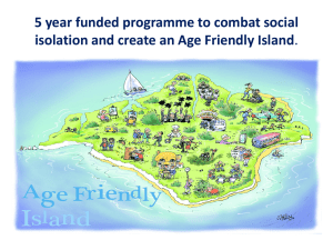 5 year funded programme to combat social isolation and